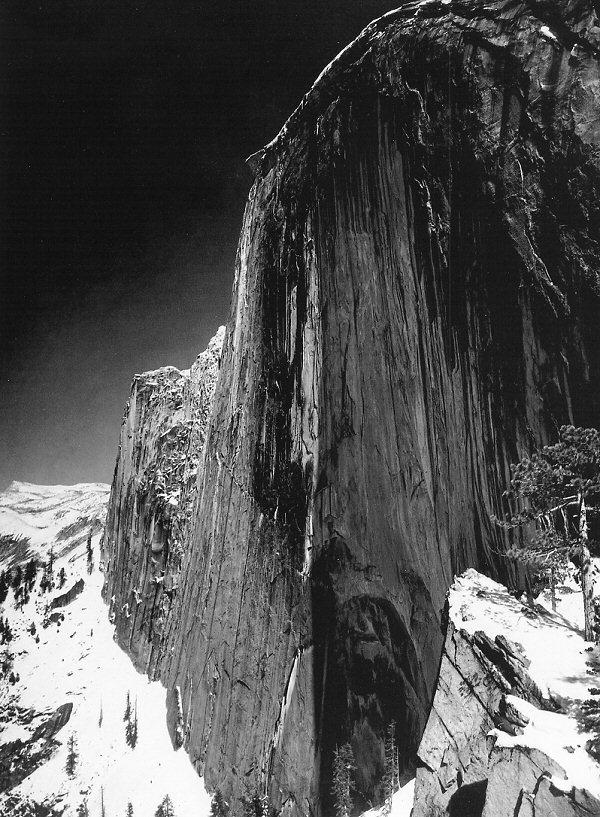 Ансел Адамс (Ansel Adams). Monolith, Face of Half Dome, Yosemite National Park, 1927