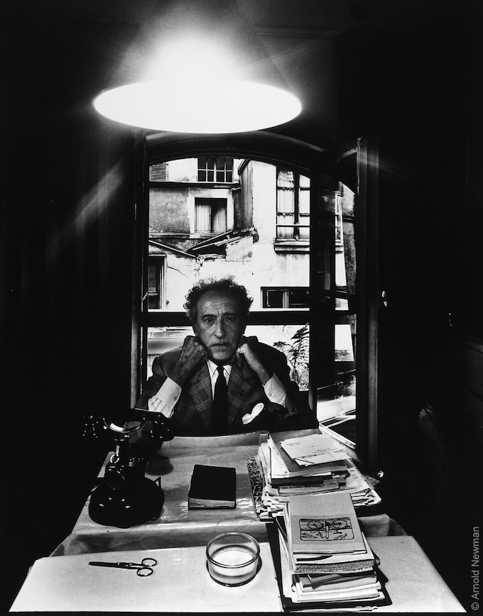 Арнольд Ньюман. Жан Кокто, писатель, художник, кинорежиссер, Париж, Франция, 1960.jpg