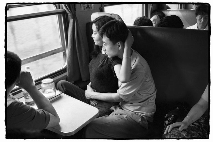 10103 Ван Фучунь: Фотосерия Китайцы в поезде