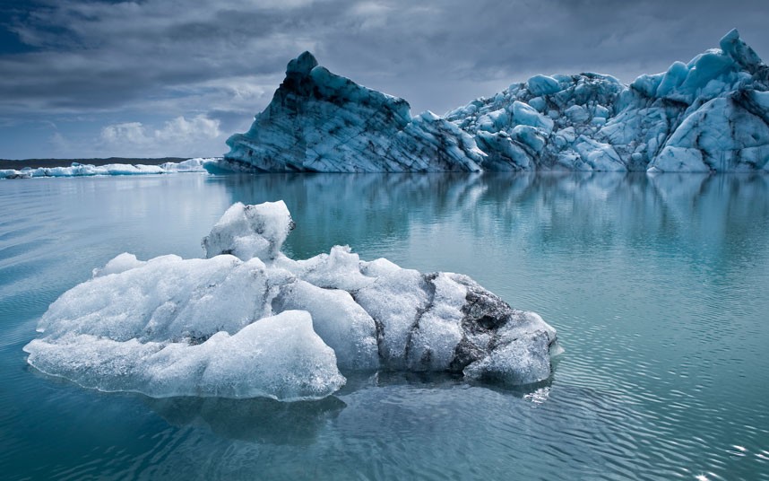 1576 Голубые айсберги и ледники Исландии