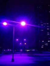 Зорны вецер блукае па горадзе, па заснежаных вулачках Менску... / night city blues