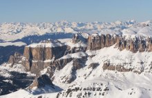 Италия 2009 / Италия 2009 обзор с горы Marmolada 3342 метра