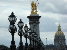 фонари на мосту / мост Александра III