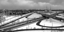 Новый город / Индустриальный пейзаж: один из  графических видов Минска. Эта развязка зимой визуально особенно хороша. ))

Название &quot;Новый город&quot; - в продолжение  предыдущей серии &quot;Старый город&quot;. ))