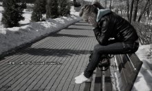 "нечего не хочу больше слышать" / фотография в стиле "он ушёл...".