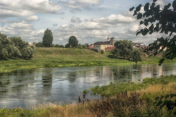 Летний денек на берегу Днепра / р. Днепр, г. Орша