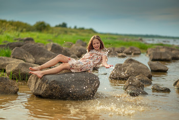 Каменно-водная стихия / модель Ангелина Табакова