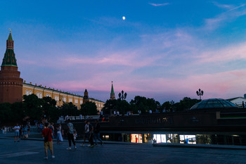 вечерняя москва / вечерняя красная площадь