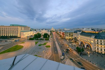 Москва, увиденная с крыши 2 / Смотровая площадка на крыше Детского Мира