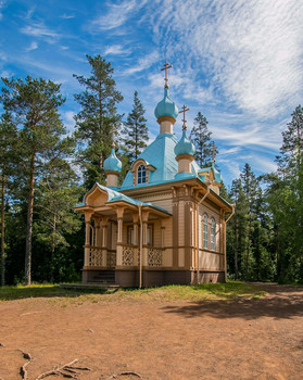 Валаам. Часовня Вознесения Господня на горе Елеон. / Валаам.