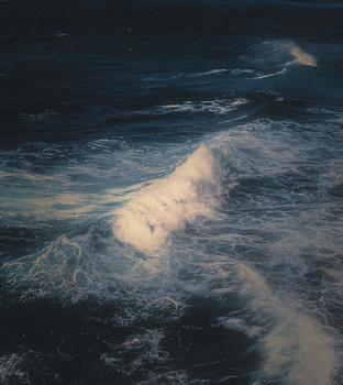 &nbsp; / This picture was taken from a hill above the sea at &quot;Pointe de Sainte-Barbe&quot; in Saint-Jean de Luz , on which a person killed himself, desperately. When I saw this wave, it reminds me what he saw before jumping into the sea. It was a particular moment, peaceful, and at the same time, sad.