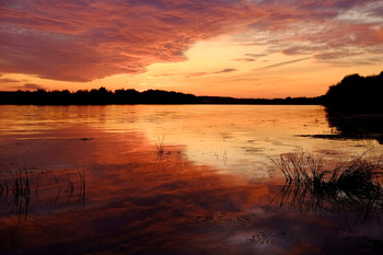 Закат на Оке. / Закат на Оке.