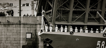 Репетиция / Репетиция парада ВМФ