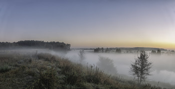 Миколині тумани... / 03.10.2021. Чернігівщина, річка Остер, село Бірки.