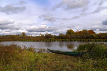 Октябрь, угрюмый месяц... / Томская область, озеро, природа
