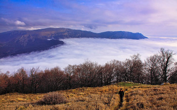 Алуштинская долина / Крым. Вид на Алуштинскую долину со склонов Чатыр-Дага