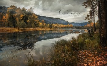 Там, куда приходит осень. / Снято на Юге Кузбасса.