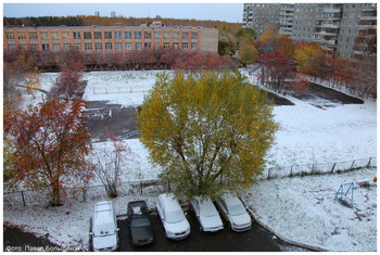 Первый снег / Первый снег в Челябинске