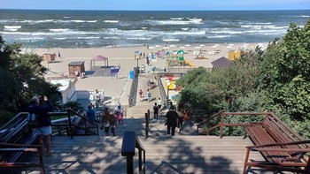 Пляж в Янтарном (Калининградская область) / Пляж в Янтарном (Калининградская область)