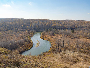 Просторы / скала, осень