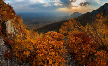 Золотая осень / На закате на склоне горы Бештау (КМВ)