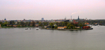 Панорамный вид на Стокгольм / Панорамный вид на Стокгольм