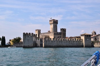 &nbsp; / Sirmione Castle on Lake Garda in Italy