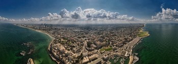 Вид на Тель Авив из Яффо / Израиль
