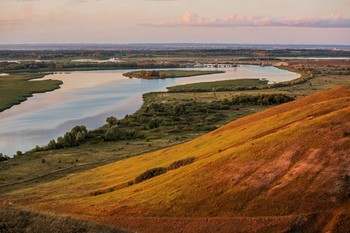 Дельта реки Свияга / река Свияга,Татарстан,Тихий плес