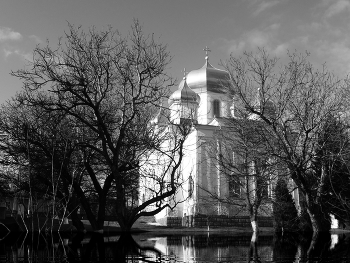 Собор / Вознесенский собор Гыржавского монастыря в Республике Молдова