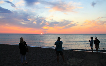 Восход / Остров Родос, Средиземное море, раннее утро во второй половине сентября 2021 г.