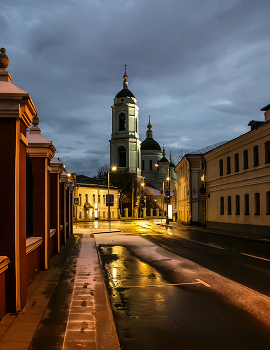 Вид на Церковь Сергия Радонежского в Рогожской слободе. / ***