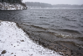 Последний день осени. / Озеро накануне зимы.