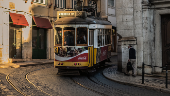 &nbsp; / Tranvía turístico de Lisboa famoso por su recorrido