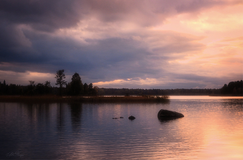 Вечер на Вуоксе / Карелия