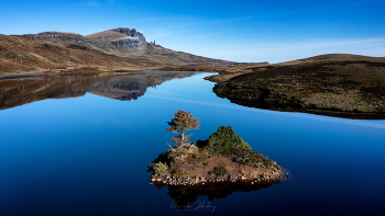 Солнечный остров / Вид на скалы Сторра, остров Скай, Шотландия
