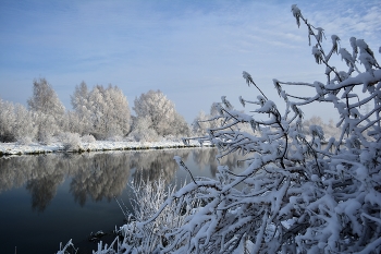 Первый снег на озере / ***