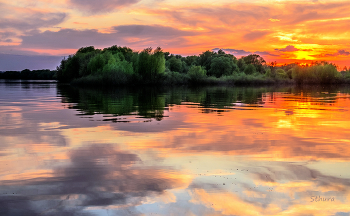 Вечер на Оке. / Вечер на Оке.