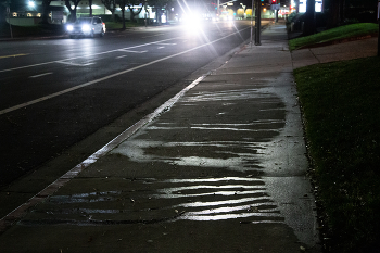 Ночной тротуар / ...