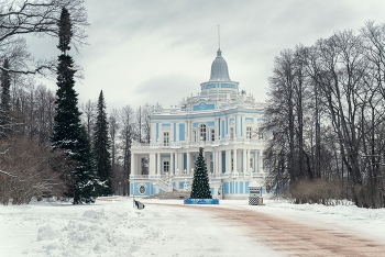 Павильон Катальной горки в Ораниенбауме / Декабрь 2021