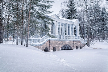 Царское Село. Мраморный мост. / Декабрь 2021.