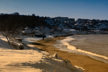 Зимнее утро на пл.Учкуевка / Севастополь
