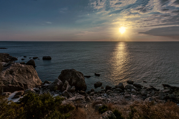 Вечер на море / Крым,Ласпи