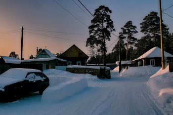 *Зимний вечер.** / Томская область.