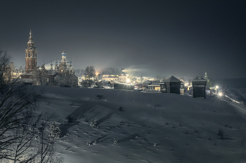 Зимняя ночь над Чердынью / Старая Чердынь в преддверии Рождества