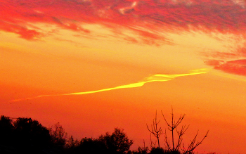 Солнечная стрела / на закате