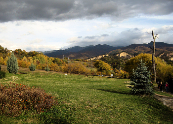 Перед дождем / горы