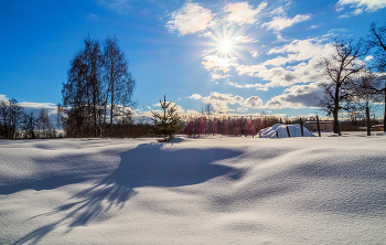 Февральское солнце # 02 / 12 февраля 2022 года. Восток Московской области, Дрезна.