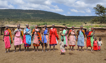 Встречаем гостей / Кения. Племя масаев