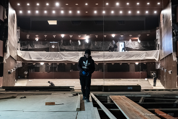 На сцене / реконструкция драмтеатр Чита